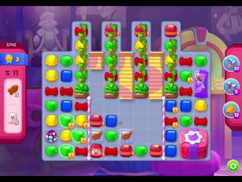 HomeScapes Level 5745 no boosters (20 moves)