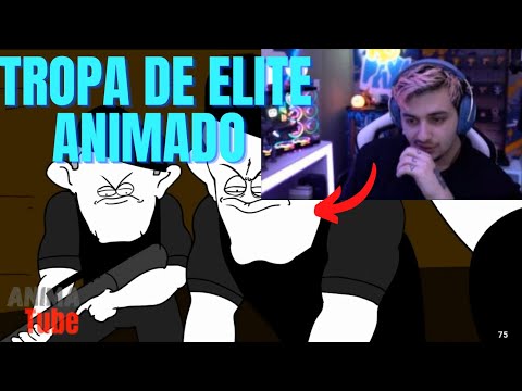 GABEPEIXE  REAGINDO - EU SOU ESTUDANTE - TROPA DE ELITE ANIMADO!!