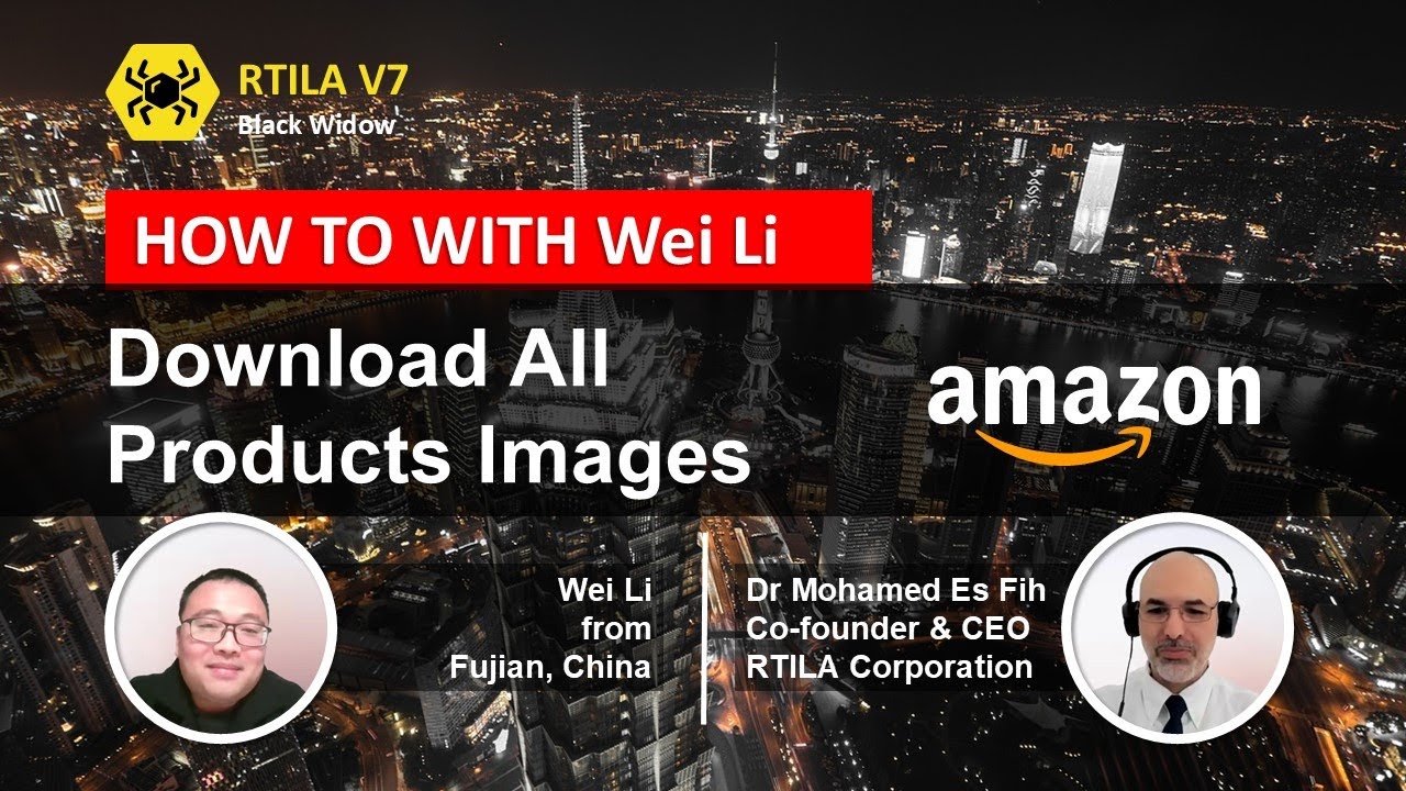 #amazonautomation #scrape Products Data & Download All HD Images
