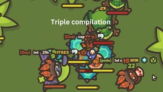 Taming.io - Triple spike & Kill compilation 4