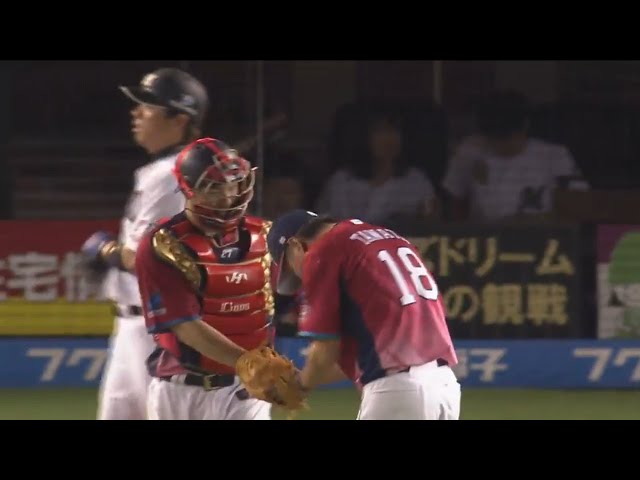 【9回裏】お見事!! ライオンズ・多和田 自身2度目の完封勝利!! 2017/8/12 M-L