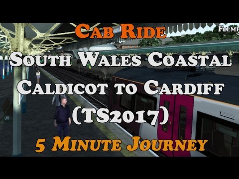 Cab Ride - South Wales Coastal - Caldicot to Cardiff (TS2017) 5 Minute Journey!