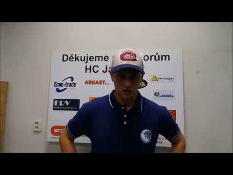 Tomáš Bujňák po utkání HC Jaroměř - BK Nová Paka 3:1