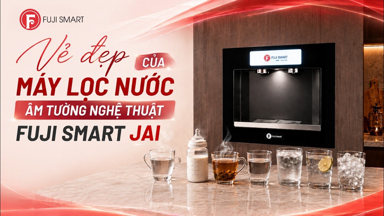Vẻ đẹp của máy lọc nước âm tường nghệ thuật Fuji Smart JAI • Fuji Smart