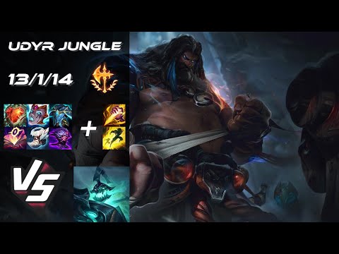 JUNGLE Udyr vs Hecarim - NA Grandmaster Patch 14.24