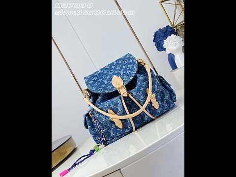 Louis Vuitton Montsouris Cargo M27330 Denim Rendez-Vous Backpack