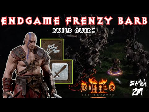 Endgame Frenzy Barb Build Guide: One Of My FAVORITE Builds In The Game! - Diablo 2 Resurrected