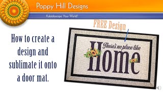 Sublimation on a Door Mat for Beginners