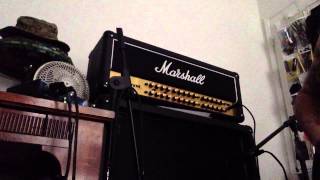 Video thumbnail for Marshall JVM410H + Mode Four Cabinet MF400B Monster Combo by Brandon Breeze