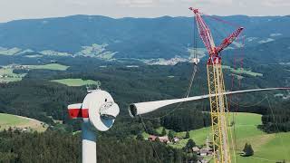 Rotorblatt-Transport Schillingerberg