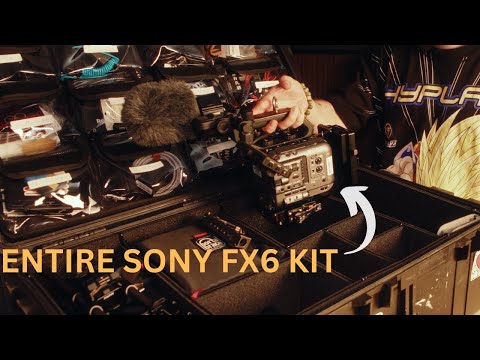 My ENTIRE Sony FX6 Camera Package in ONE Pelican 1650 w Trek Pak and Lid Organizer