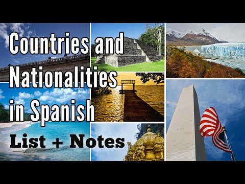 Países y nacionalidades en español: lista, frases y preguntas