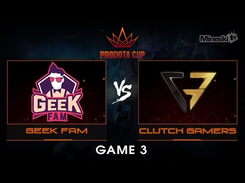 Geek Fam vs Clutch Gamers | Pro Dota Cup | Grand Final | Best of 5 | Game 3