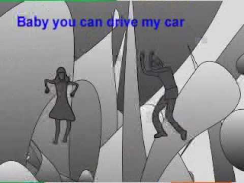 Drive My Car, The Beladies, karaoke, animación.