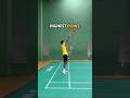 Smash Hitting The Net Badminton
