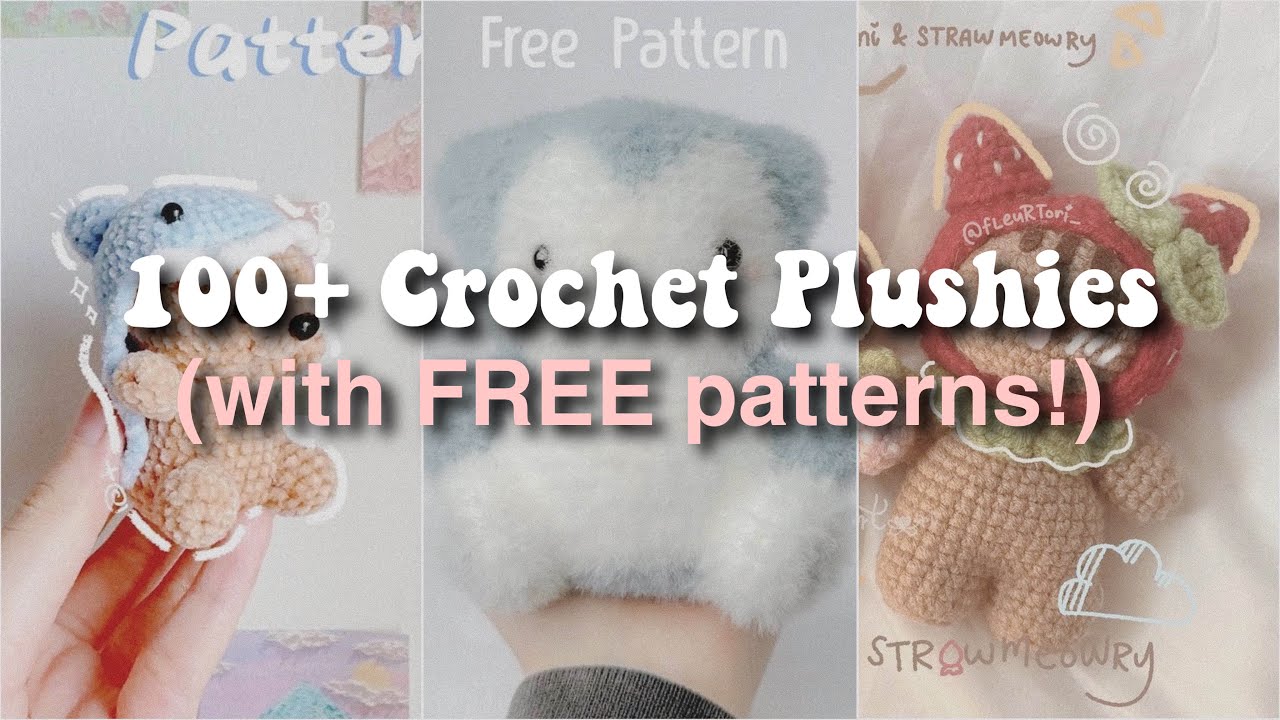 100+ Crochet Amigigurumi Project Ideas with Free Patterns | Free Plushie Patterns and Tutorials