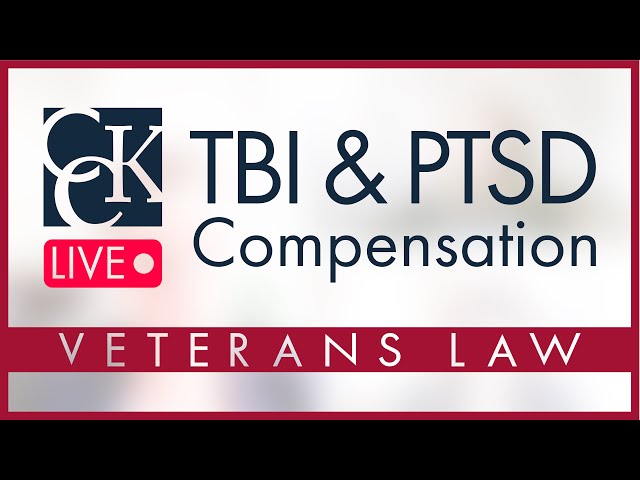 VA Disability Compensation for TBI and PTSD