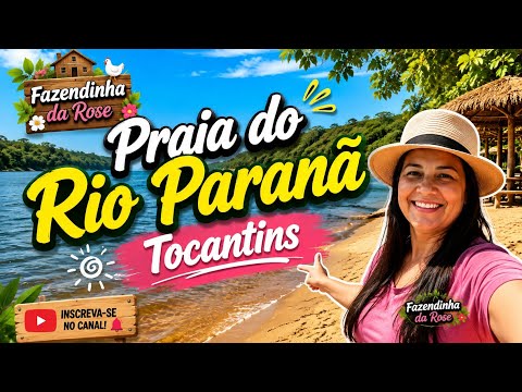 Venha conhecer a Praia do Rio Paraná, localizada no Tocantins..#praia #praias #top #rio #lindo 