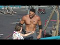 Strong Man Ike Catcher Venice Beach Muscle Beach California LA