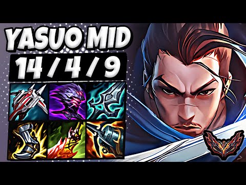 Yasuo vs Galio MID [ Triple Kill ] Korea Grandmaster Patch 14.7 ✅