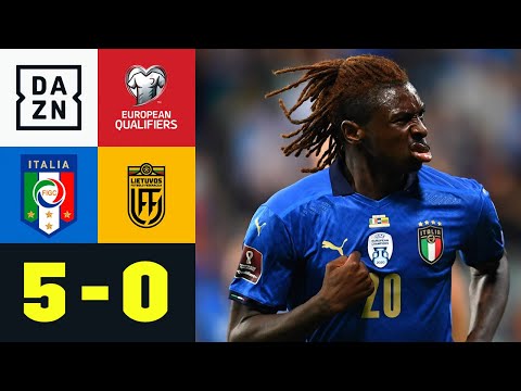 Kean-Doppelpack! Europameister in Topform: Italien - Litauen 5:0 | European Qualifiers | DAZN