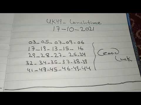 Uk49 lunchtime, 17-10-2021, Online lottery games, Buy lottery online, lottery uk,
