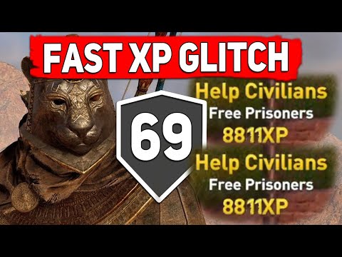 Assassin's Creed Origins XP GLITCH / AC Origins XP Glitch 2023 Fast Farm Level / LVL Up / Leveling