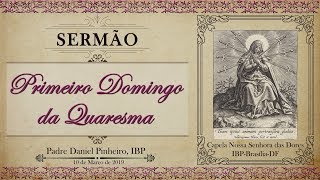 Armas do demônio para afastar a alma de Deus - Sermão