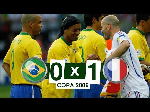 JOGO HISTÓRICO - Brasil 0 x 1 França - (1080p HD) - Copa do Mundo 2006 (SHOW DE ZIDANE)