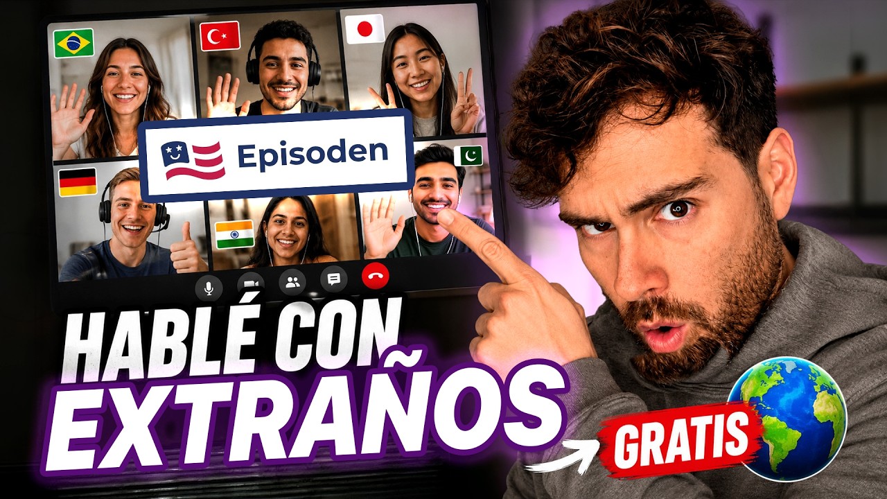 Cómo HABLAR y APRENDER inglés GRATIS con personas de todo el mundo 🌎