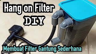 Hang On Back Filter Setup In Aquarium | HOB Aquarium Filter - The DIY
