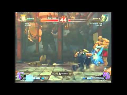 SSF 4 Endless Battle - nouryu(Guile) VS FREE STYLE SKIL(Sagat)