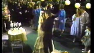 F&amp;F-1986 Wedding 26: Frisco sings &quot;Lady of My Heart&quot; to Felicia