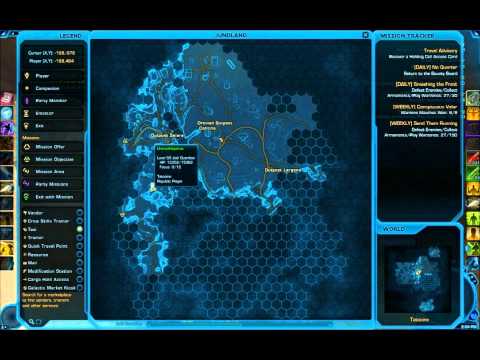 Mercenary Commendation Locations Tatooine SWTOR