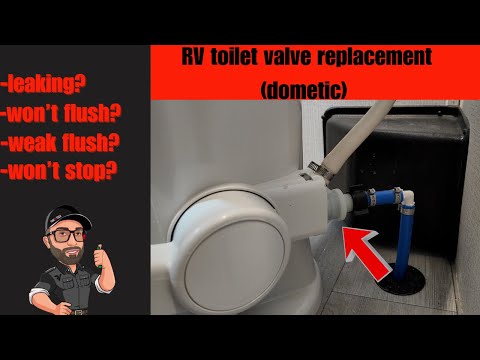 Dometic RV toilet valve replacement