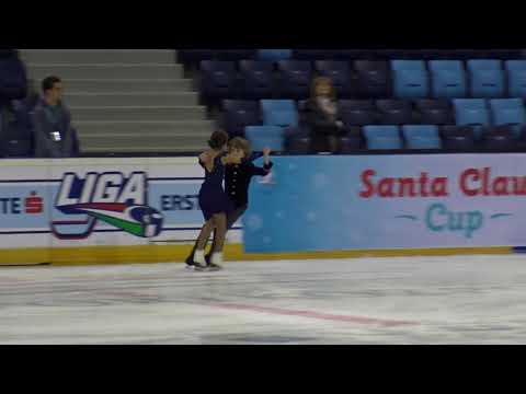 2017 Santa Claus Cup:Daniela ANDRIUTSA-Yaroslav PUL(UKR)-ID NON ISU BACIS NOVICE,FourteenstepDaniela