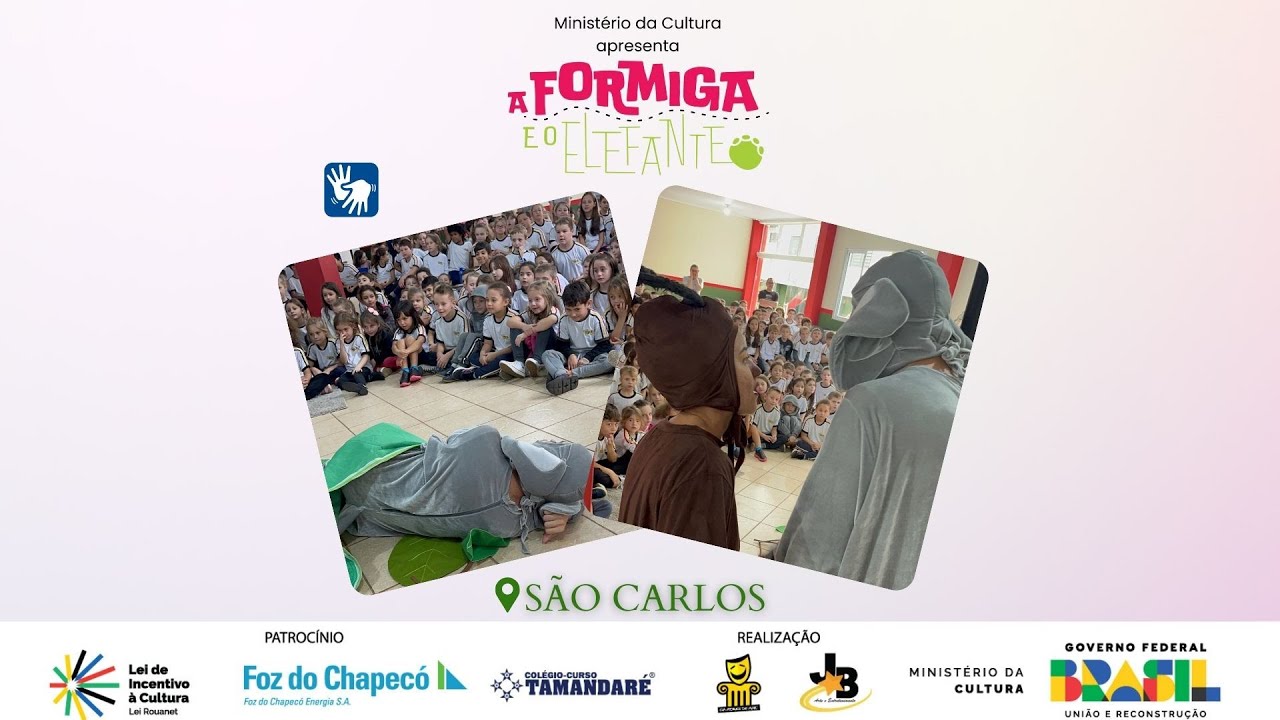 A FORMIGA E O ELEFANTE em São Carlos, SC