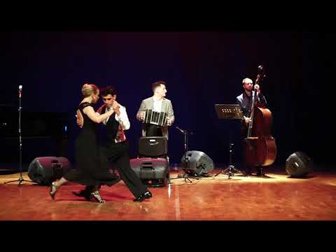  Sara Grdan  and  Ivan Terrazas  are  dancing  to  a  milonga  by  Solo Tango Orquesta  at  TanGO TO Istanbul  in  2020