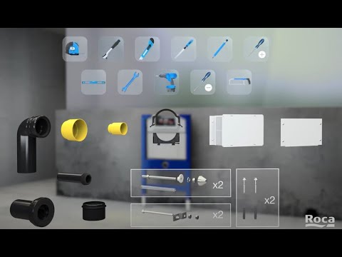 Установка Duplo WC L   Installation | Roca