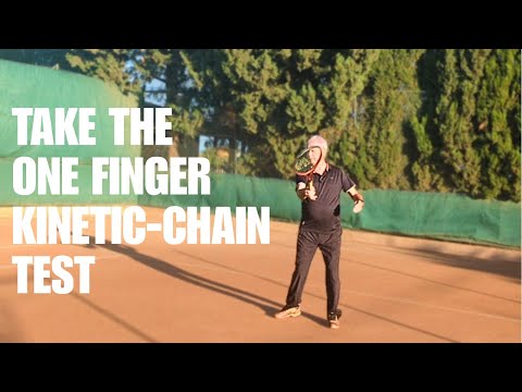 Kinetic Chain Made Simple — The One-Finger Tennis Test