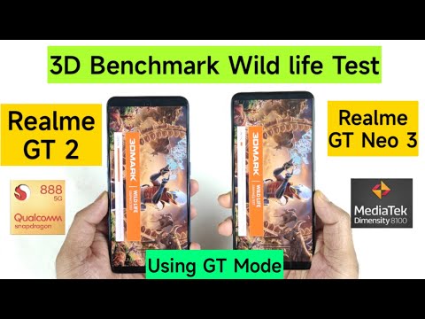 Realme GT Neo 3 vs Realme GT 2 3D Benchmark wild life test Using GT Mode 😱