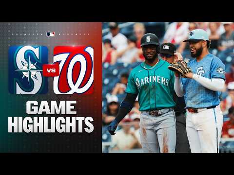 워싱턴 VS 시애틀 8:3 MLB 하이라이트