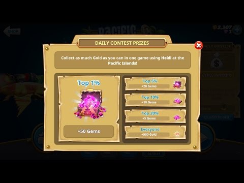 Heidi shark live event (GOLD RUSH) in Pacific Ocean - Hungry Shark World