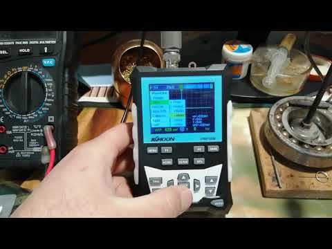 Осциллограф DS0120M в общих чертах и перевод меню.