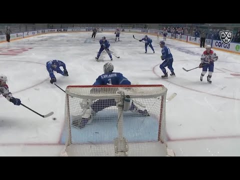 Karlsson saves it with skate