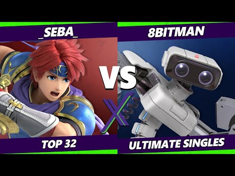 S@X 394 Online Top 32 - _SEBA_ (Roy) Vs. 8BitMan (ROB) Smash Ultimate - SSBU
