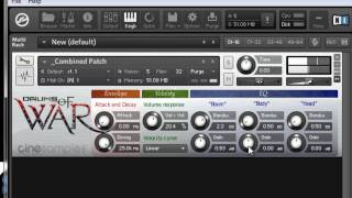 Video thumbnail for Epic drum sounds in Drums of War from Cinesamples by SoundsAndGear