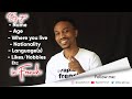 Se Présenter How To Introduce Yourself In French