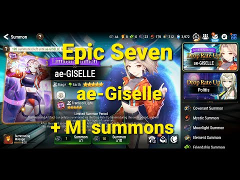 Epic Seven ae-Giselle + Ml summons