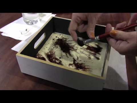 Mulher.com 02/05/2013 Vera Brugin - Bandeja com técnica granito Parte 2